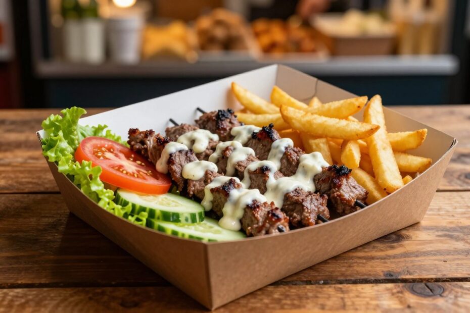 Ile kalorii ma kebab box z frytkami