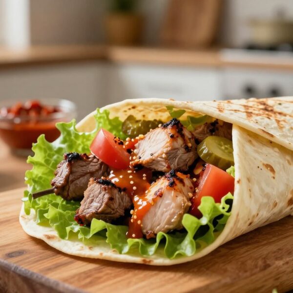 Ile kalorii ma kebab w tortilli w zależności od mięsa, sosu i dodatków