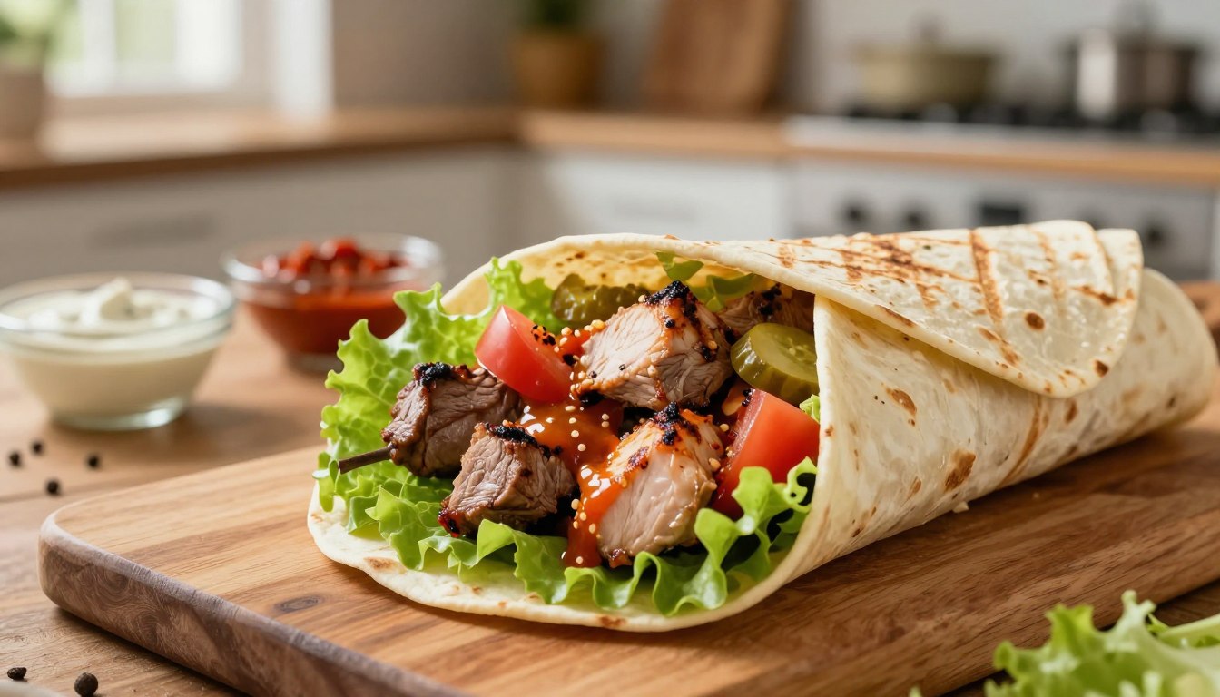 Ile kalorii ma kebab w tortilli