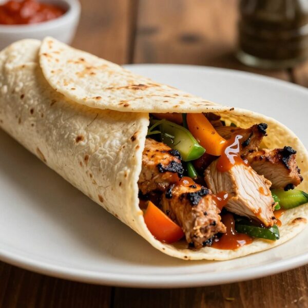 Ile kcal ma kebab w tortilli z kurczakiem i od czego zależy wynik