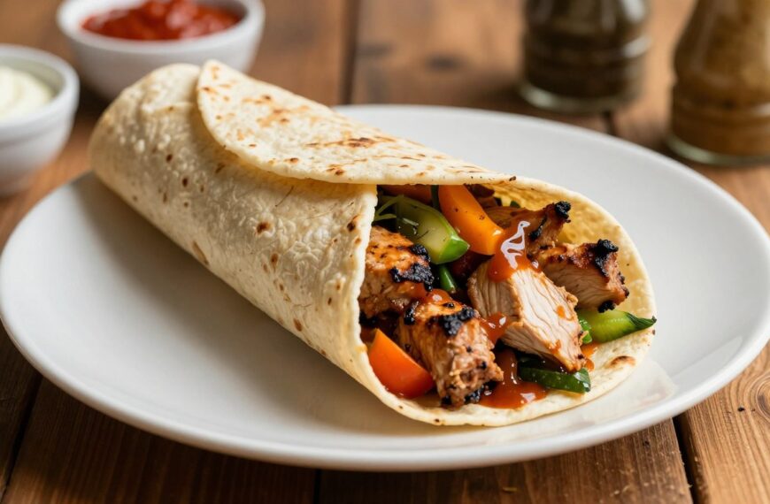 Ile kcal ma kebab w tortilli z kurczakiem i od czego zależy wynik